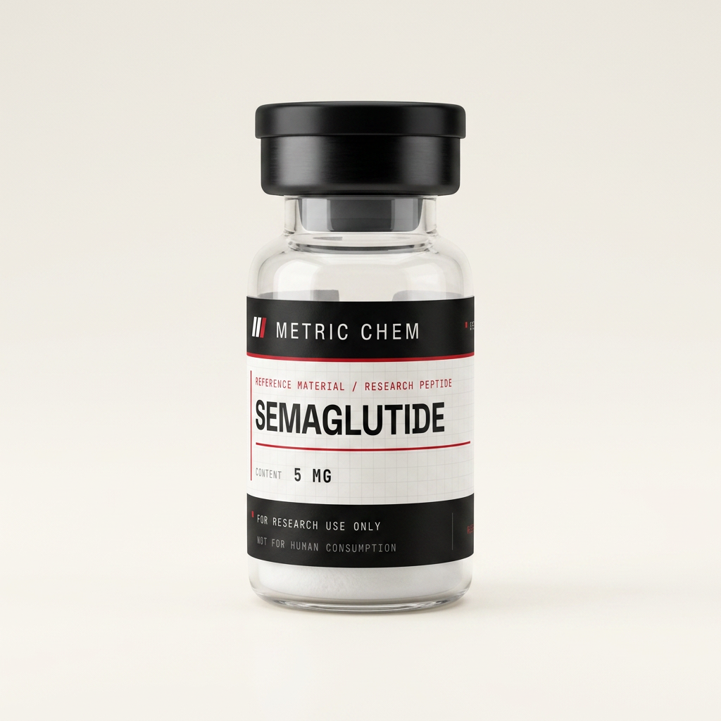 Semaglutide — 5 mg lyophilized solid, crimp-sealed vial